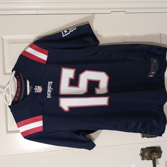 Nike New England Patriots Jersey Harry #15 Size Large - Picture 1 of 11